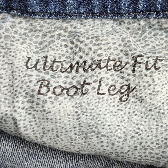 Chicos Jeans Womens .5 Blue 6 Bootcut Platinum Ultimate Fit Stretch Denim Casual - Picture 11 of 11